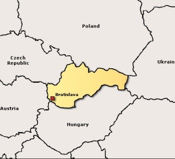 Map of Slovakia