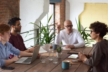 Business meeting - Photo by fauxels on Pexels