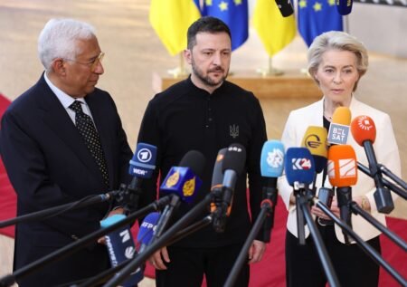 Costa - Zelensky - von der Leyen - Photo © European Union 2025